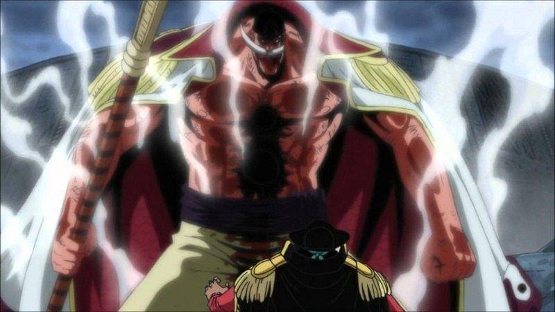 Whitebeard berhadapan dengan Blackbeard. (Dok. Toei Animation/One Piece)