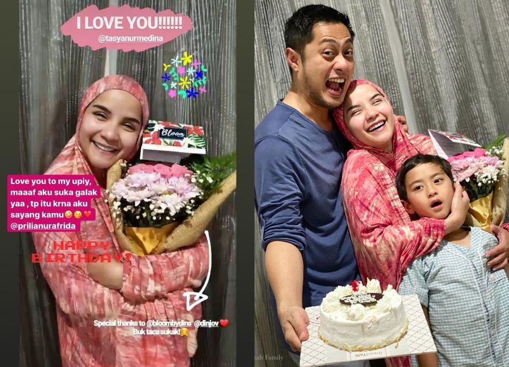 Sederhana, 10 Momen Perayaan Ulang Tahun Tasya Nur Medina yang ke-34