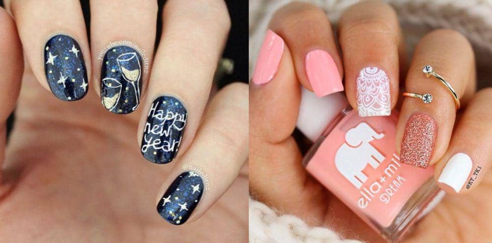 Cantik dan Unik, 9 Inspirasi Nail Art untuk Merayakan Pesta Tahun Baru