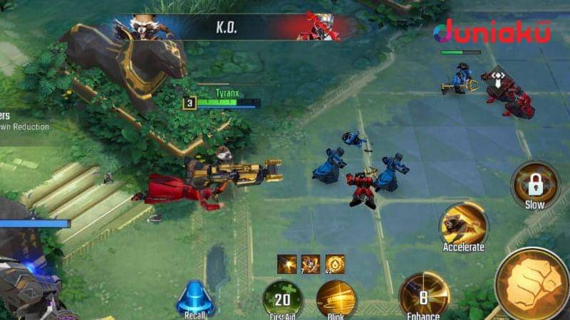 lebih mudah mengalahkan musuh dengan skill 1. duniaku.com/Dimas Ramadhan