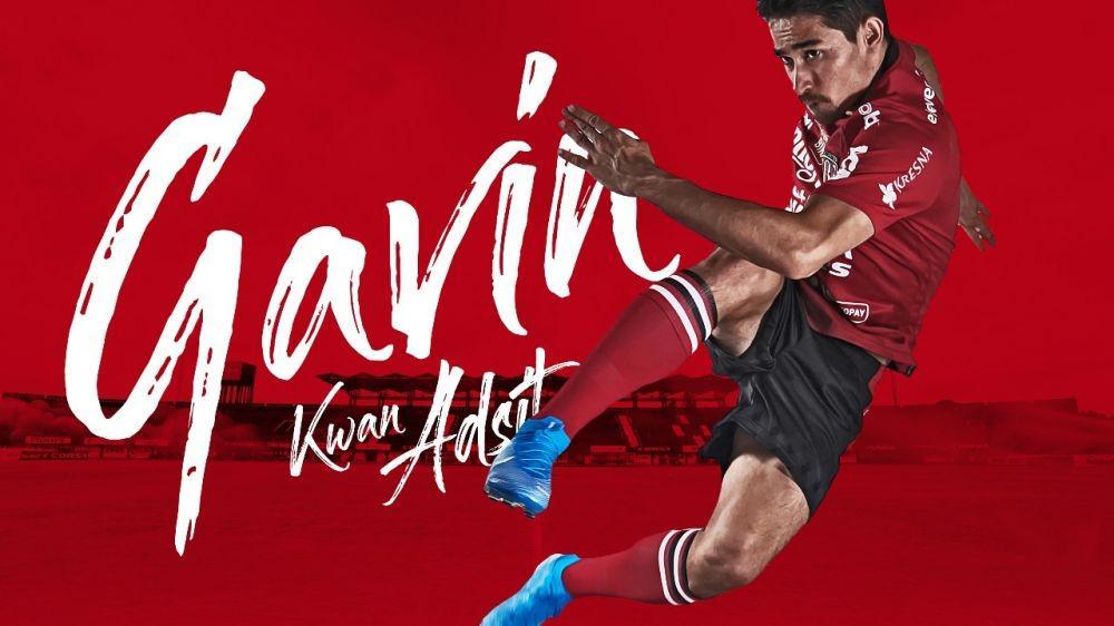 Gavin Kwan Adsit, Rekrutan Kedua Bali United setelah Hariono