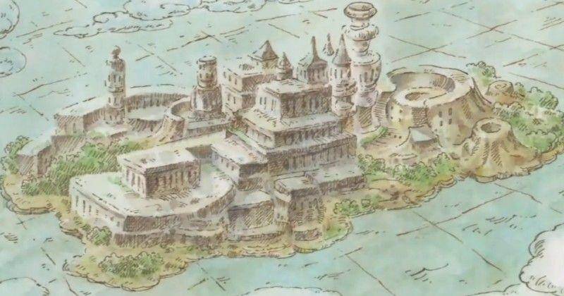 Ilustrasi Ancient Kingdom di anime. (Toei Animation/One Piece)