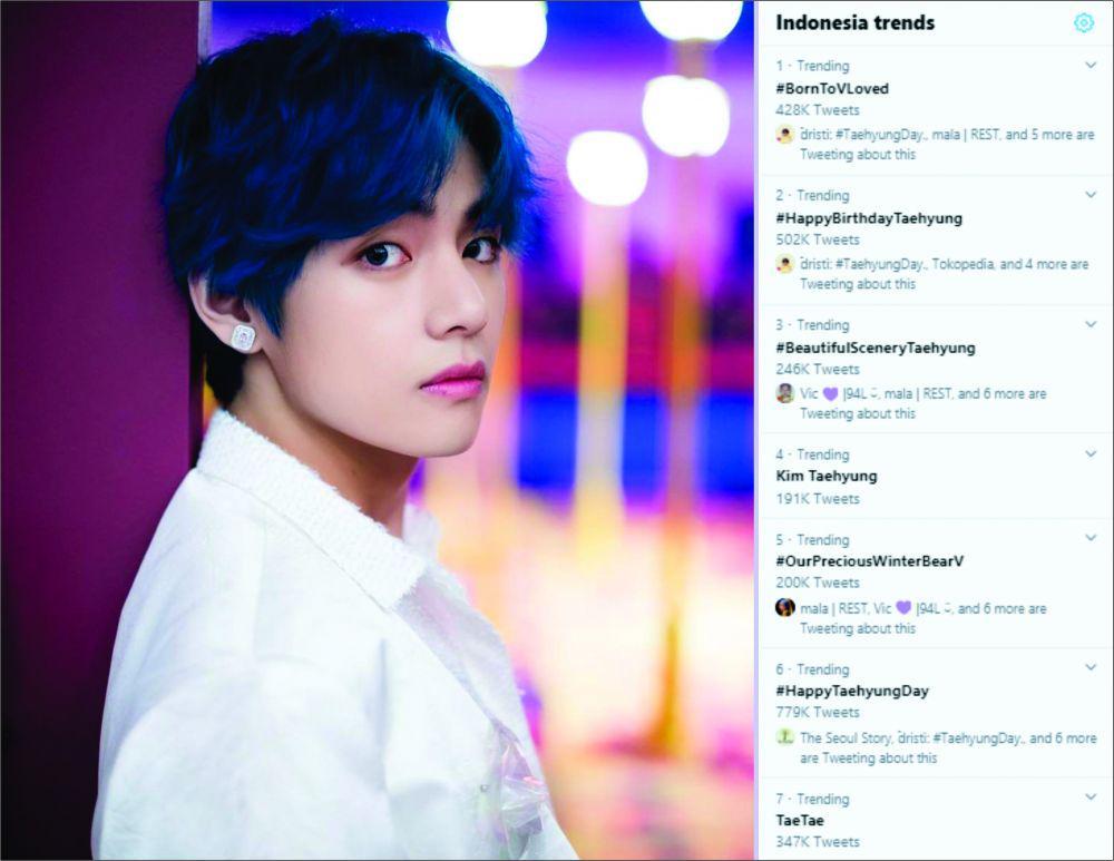 Cie Ultah! 10 Potret V BTS yang Kuasai Trending Topik,  Semakin Dewasa