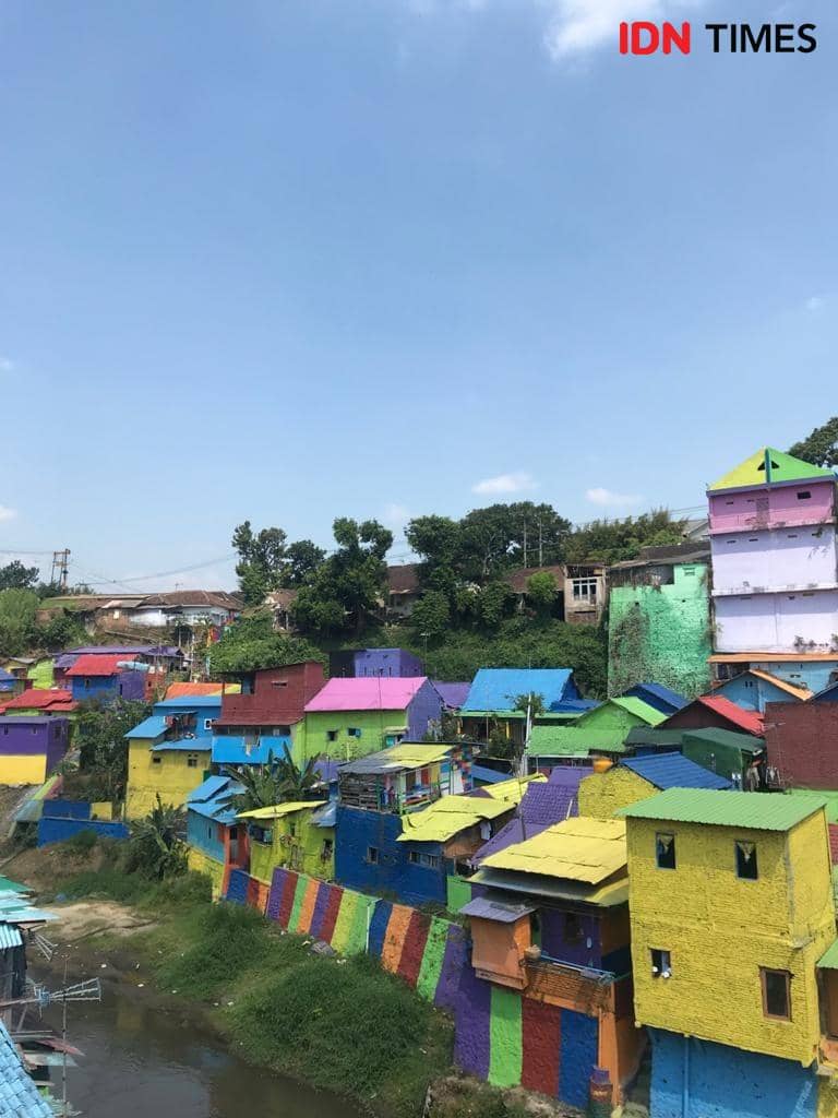 Suasana di Kampung Warna-warni, Malang, Jawa Timur. IDN Times/Siantita Novaya
