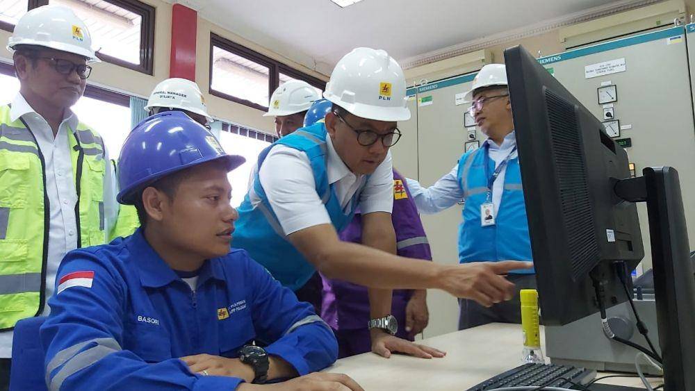 Direksi PLN sidak di sejumlah pembangkit. (Dok.istimewa)