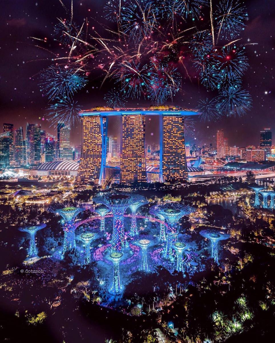 10 Foto Perayaan Malam Tahun Baru 2020 Paling Keren di Dunia