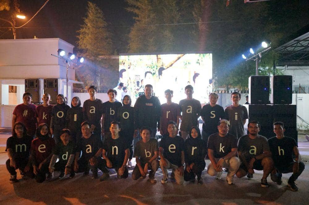 Bobby Nasution menggandeng kaum millennial di Medan untuk memperkenalkan hastag #kolaborasiMedanberkah (Dok. IDN Times)