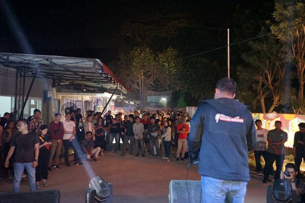 Bobby Nasution merayakan pergantian tahun di Kota Medan dengan menggelar doa bersama anak muda Kota Medan (Dok. IDN Times)