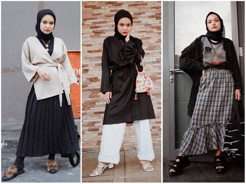 10 Ide OOTD Monokrom ala Selebgram Soraya Ulfa, Chic Abis!