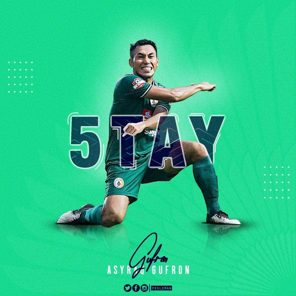 Asyraq Gufron bertahan di PSS. Twitter/@PSSleman
