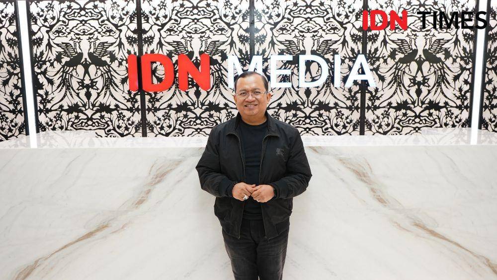 Priyo Budi Santoso dalam acara diskusi dan bedah buku Menjerat Gus Dur by IDN Times. (IDN Times/Arief Kharisma Putra)