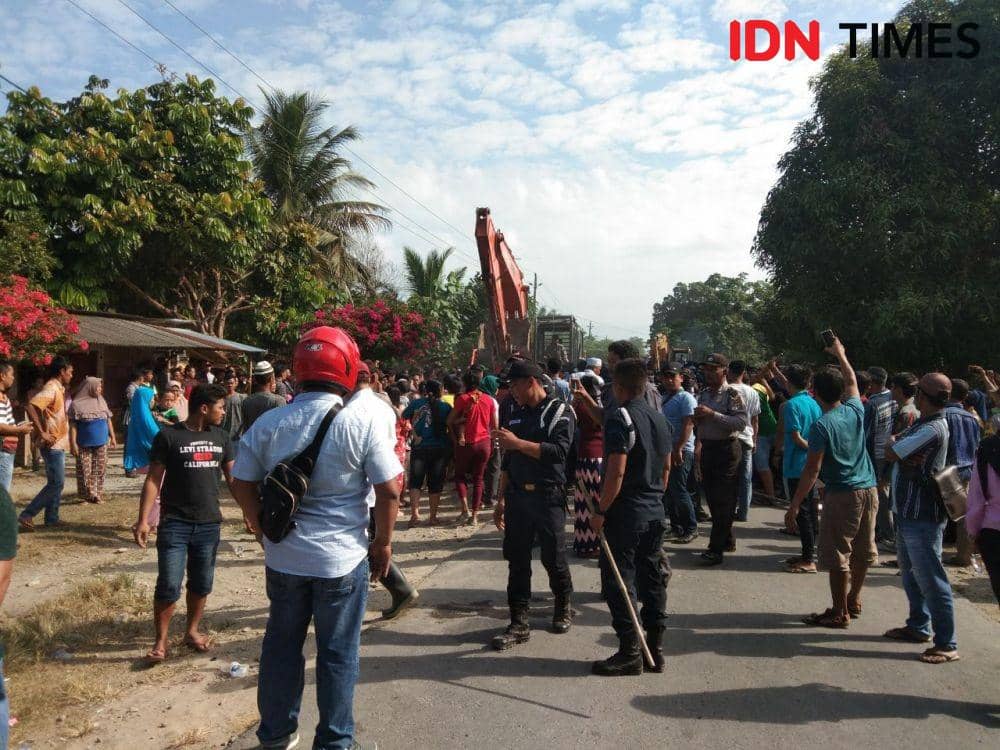 Penertiban dan Pembongkaran Bangunan Liar di Langkat Ricuh