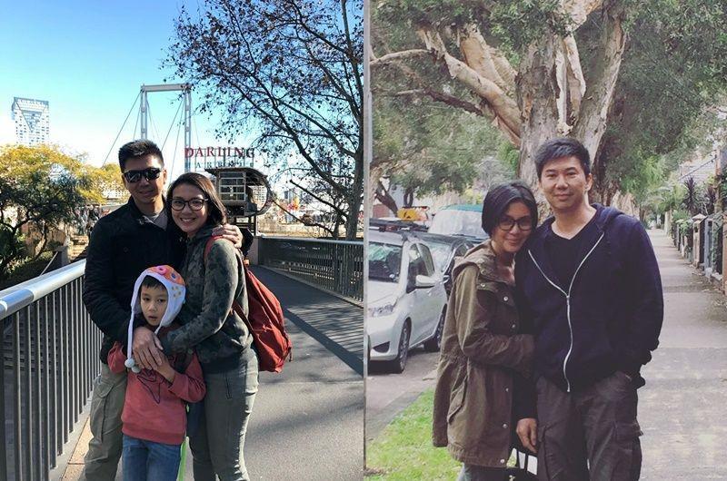 10 Potret Harmonis Keluarga Lusy Rahmawaty yang Menetap di Australia