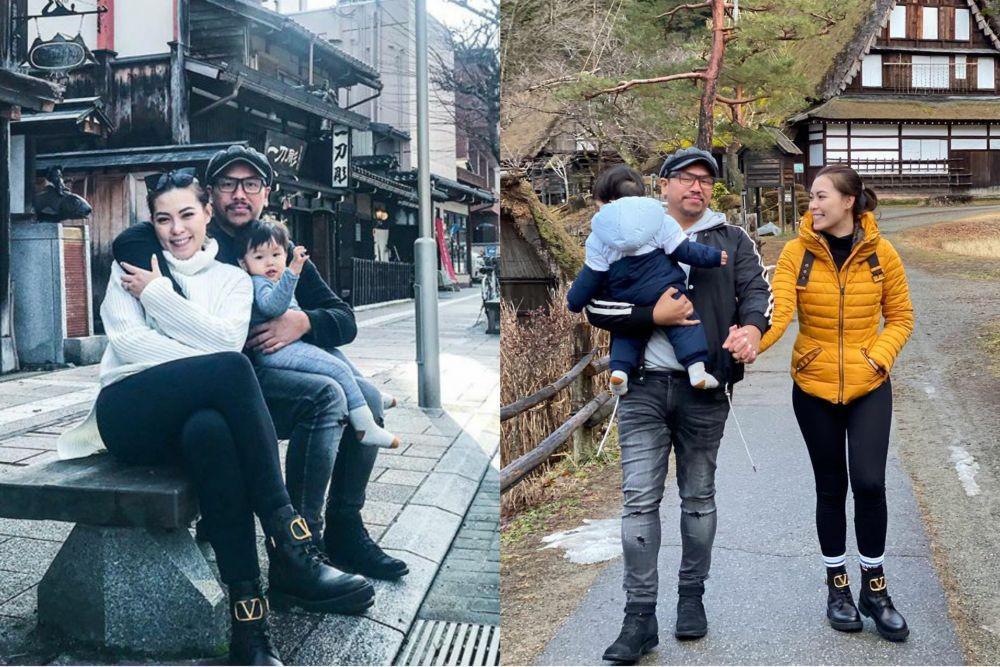 Bawa Baby Gevariel, 10 Potret Seru Liburan Sammy Simorangkir ke Jepang