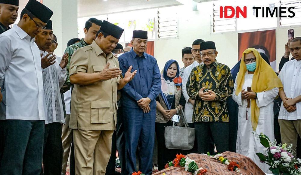 Rektor UKRI Wafat, Prabowo Sampaikan Rasa Kehilangan