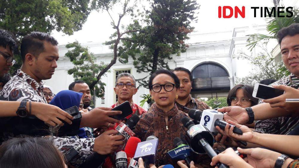 Menteri Luar Negeri Retno Marsudi di Kompleks Istana Negara, Jakarta Pusat, Kamis 9 Januari 2020 (IDN Times/Teatrika Handiko Putri)