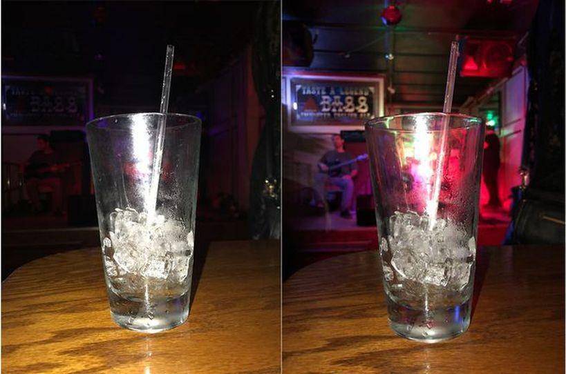 Perbandingan foto dengan flash (kiri) dan tanpa flash (kanan). popsci.com