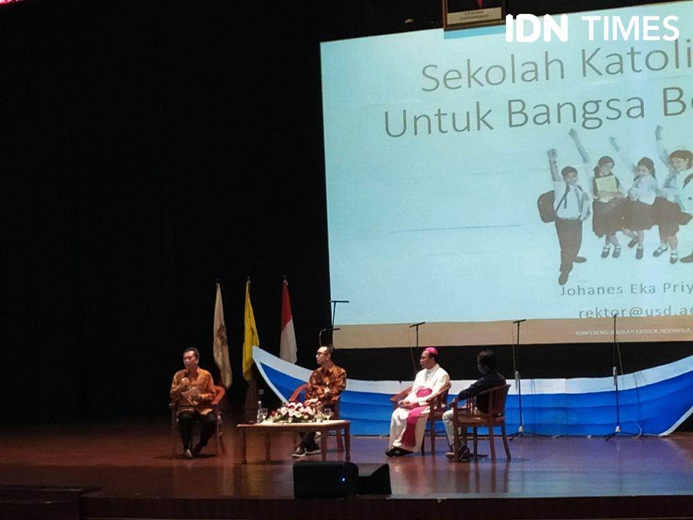 Konferensi Sekolah Katolik Indonesia. IDN Times/Siti Umaiyah