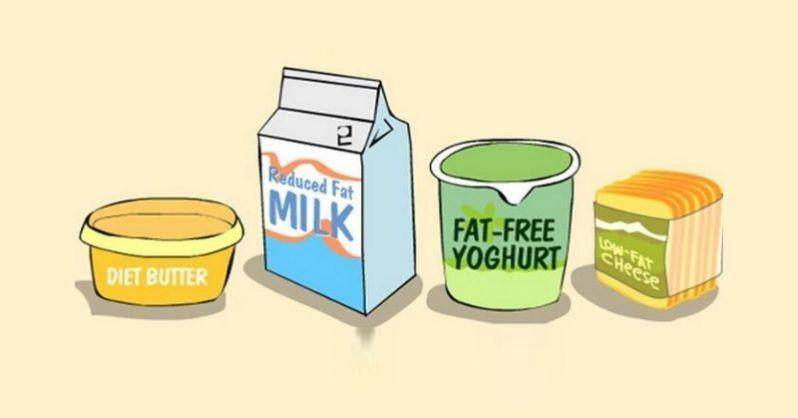 ilustrasi makanan low fat (townparle.in)