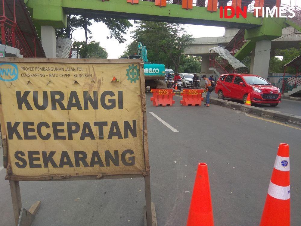 Jalan Daan Mogot Ambles, Ini Jalur Pengalihan Arus Lalu Lintas