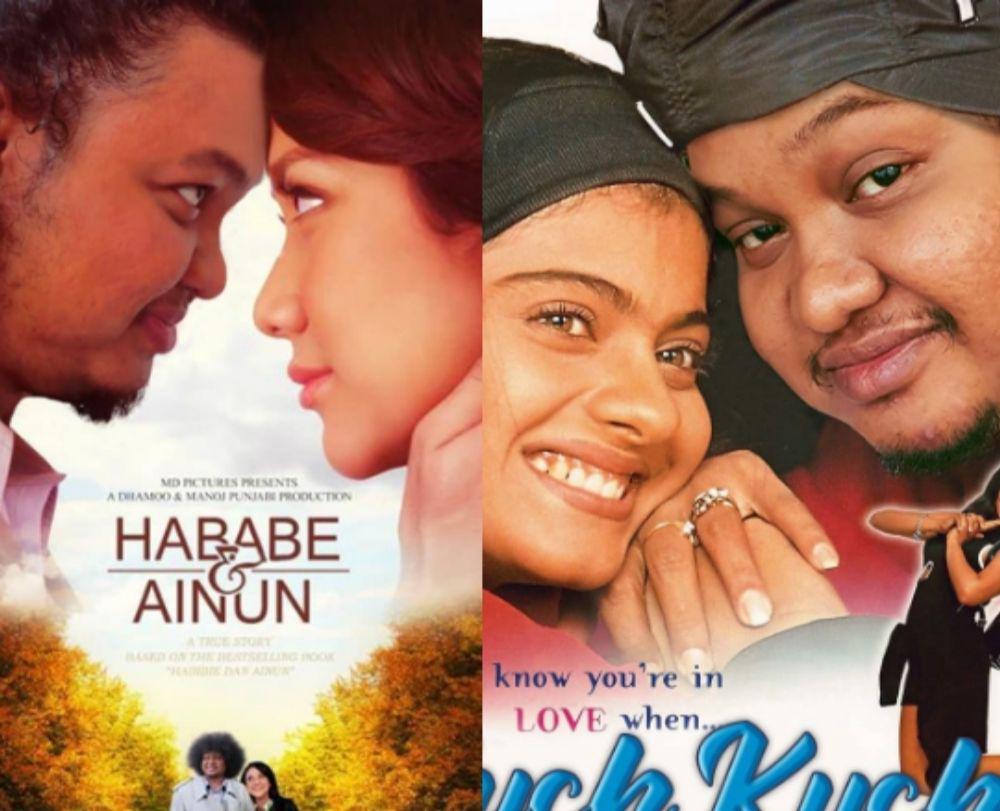 Gokil! 10 Aksi Konyol Babe Cabita Parodikan Poster Film Terkenal
