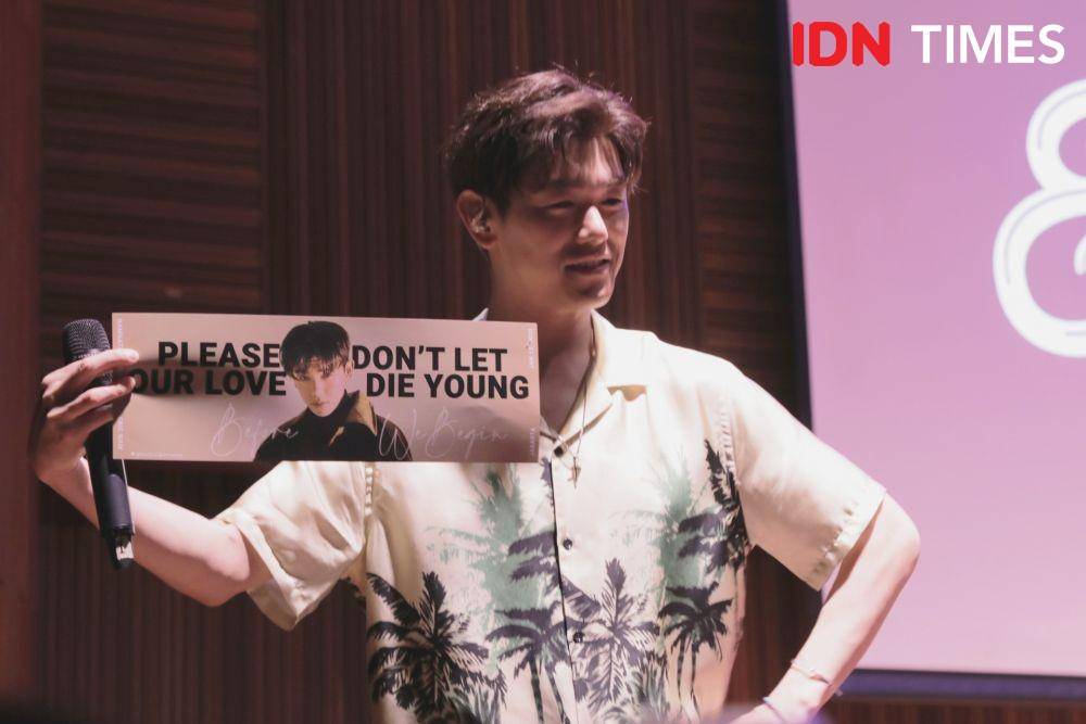Eric Nam dalam We Begin Asia Tour 2020 di Jakarta. 13 Januari 2020. IDN Times/Nadia Umara