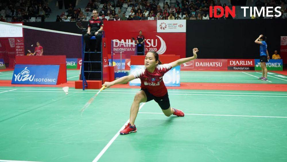 Ruselli Hartawan berlaga di Indonesia Masters 2020 (IDN Times/Reynaldy Wiranata)