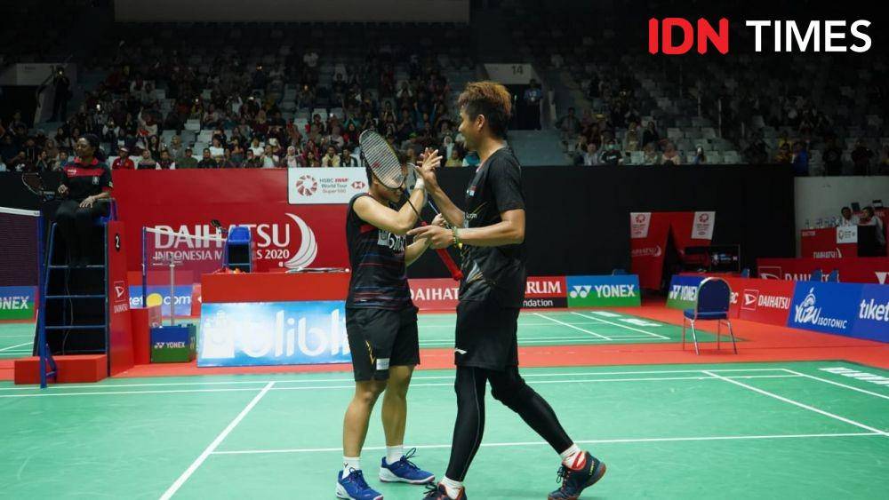 Debut pasangan ganda campuran baru Indonesia, Tontowi Ahmad/Apriyani Rahayu di Indonesia Masters 2020 (IDN Times/Reynaldy Wiranata)