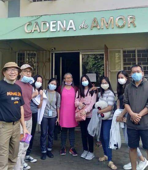 (Mahasiswa Indonesia di Cavite, Filipina yang diungsikan) Dokumentasi KBRI Manila