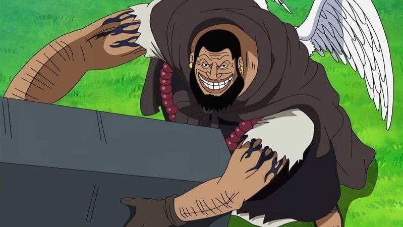 Awal kemunculan Urouge di Sabaody. (funimation.com/One Piece)