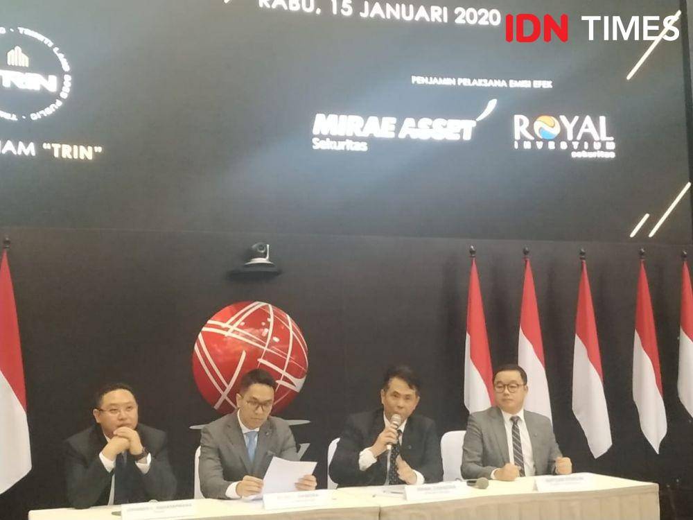 Pencatatan saham perdana TRIN (IDN Times/Auriga Agustina)