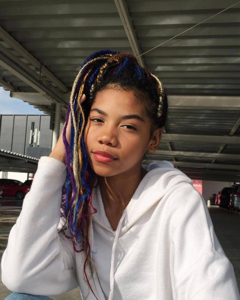 11 Potret Manisnya Zsa Zsa dengan Rambut Cornrow-nya