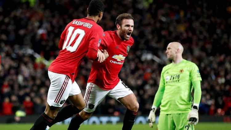 Kalahkan Wolves dengan Skor Tipis, United Lolos ke Babak Selanjutnya