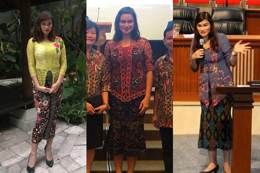 Inspirasi Kebaya ala Tracy Trinita, Referensi Tampil Formal & Santun
