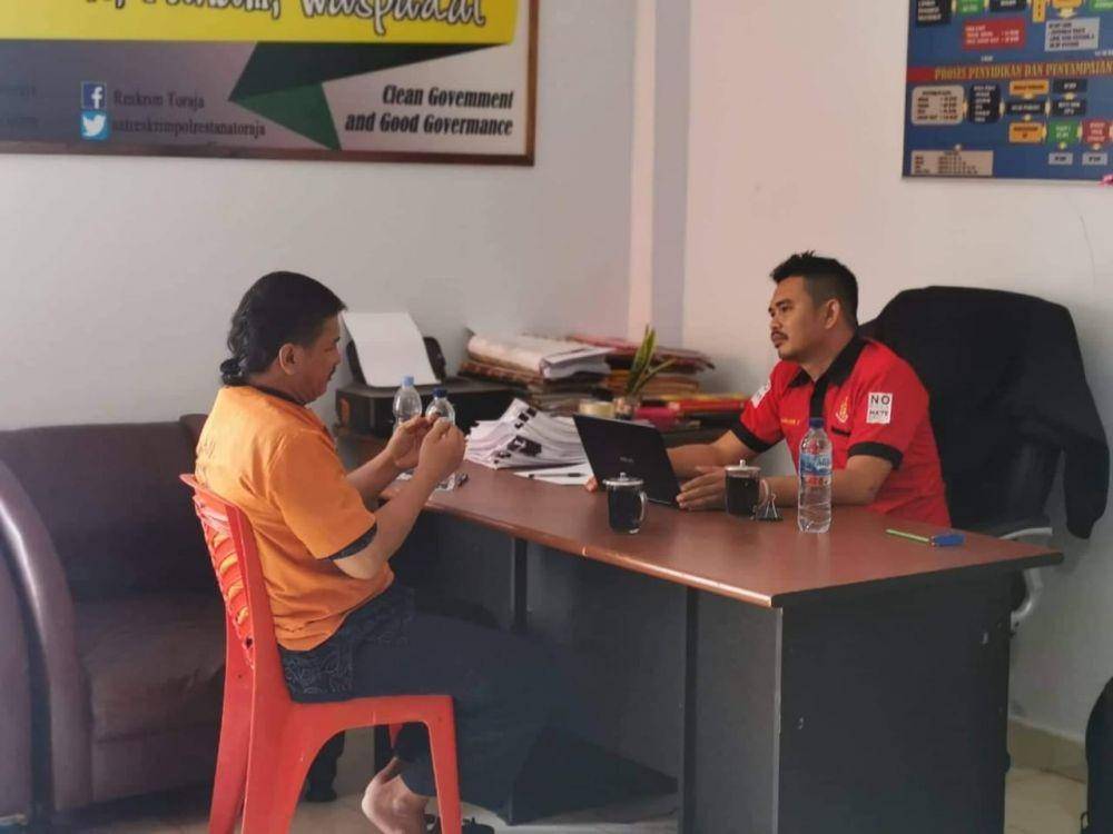 Paruru Daeng Tau ditahan di Rutan Mako Polres Tana Toraja. IDN Times / Humas Polres Tana Toraja