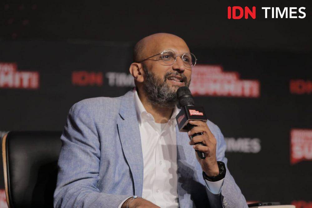Umesh Phadke di panggung Visionary Leaders IMS 2020. 17 Januari 2020. IDN Times/Kevin Handoko