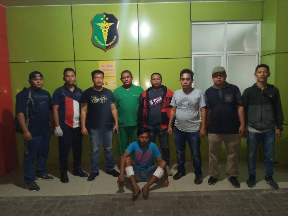 Penjambret di pintu tol ditangkap setelah dua kakinya ditembak polisi (Dok.IDN Times/Polsek Percut Sei Tuan)