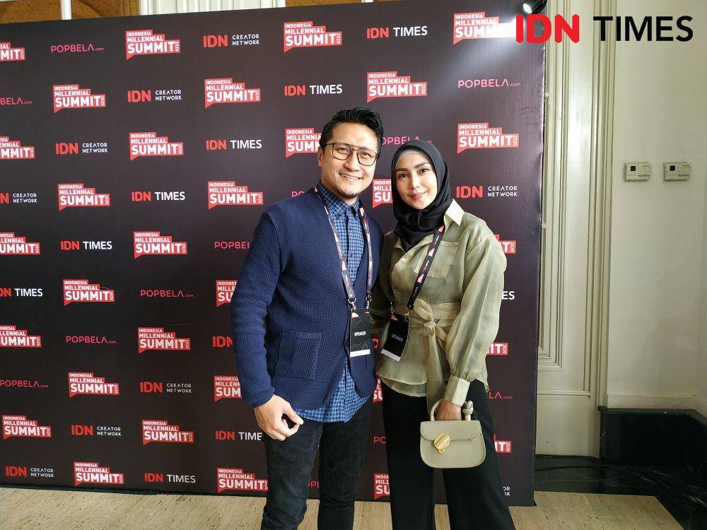 Fenita dan Arie Untung di panggung hijrah IMS 2020, 18 Januari, IDN Times/Nadia Umara