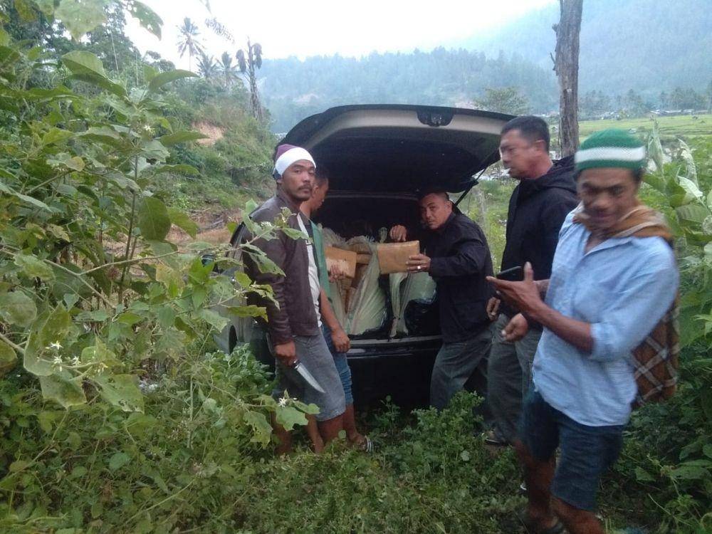 Polres Gayo Lues hentikan mobil pengangkut 367 Kg ganja (Dok. Polres Gayo Lues)