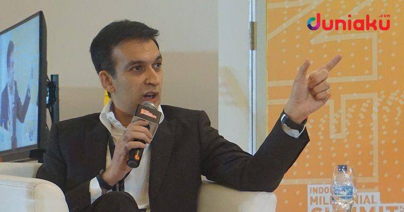 Manoj Punjabi, Talent Trifecta Indonesia Millenial Summit 2020. duniaku.com/Adhitya Daniel