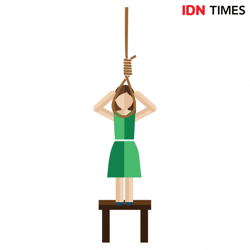 Ilustrasi bunuh diri. IDN Times/Mia Amalia