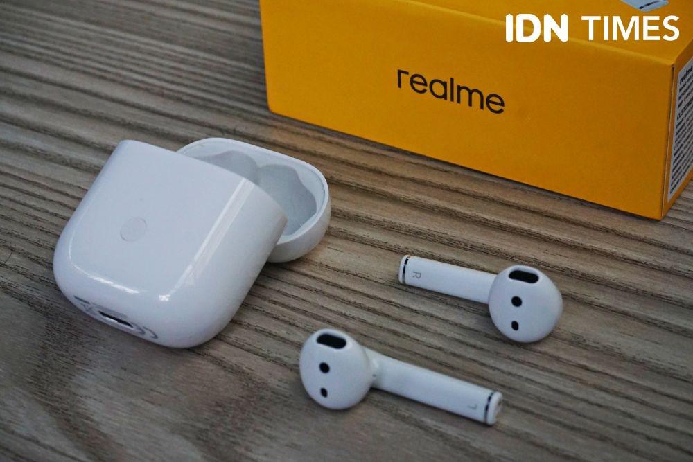Spesifikasi dan harga realme buds air, wireless earphone kece kek