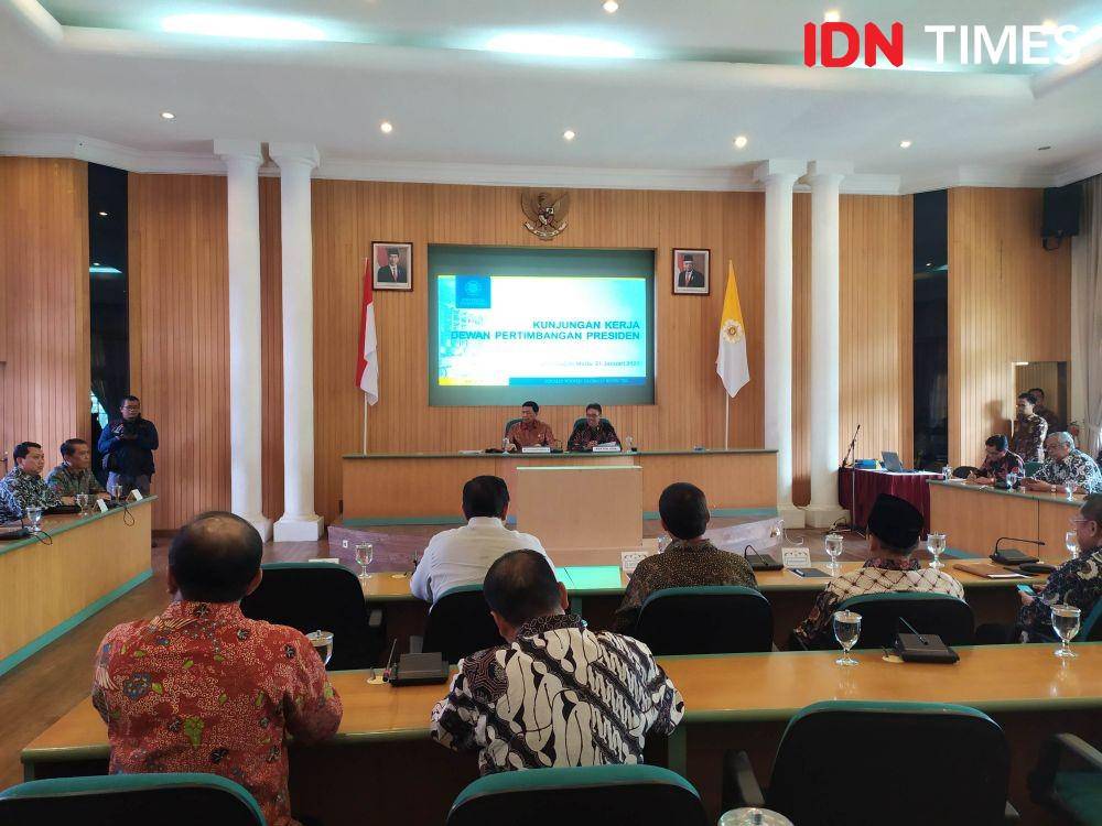 Wantimpres saat melakukan kunjungan ke UGM. IDN Times/Siti Umaiyah