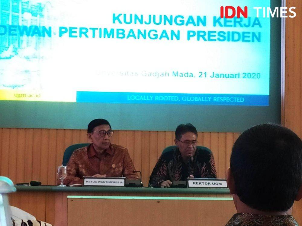 Wantimpres saat melakukan kunjungan ke UGM. IDN Times/Siti Umaiyah