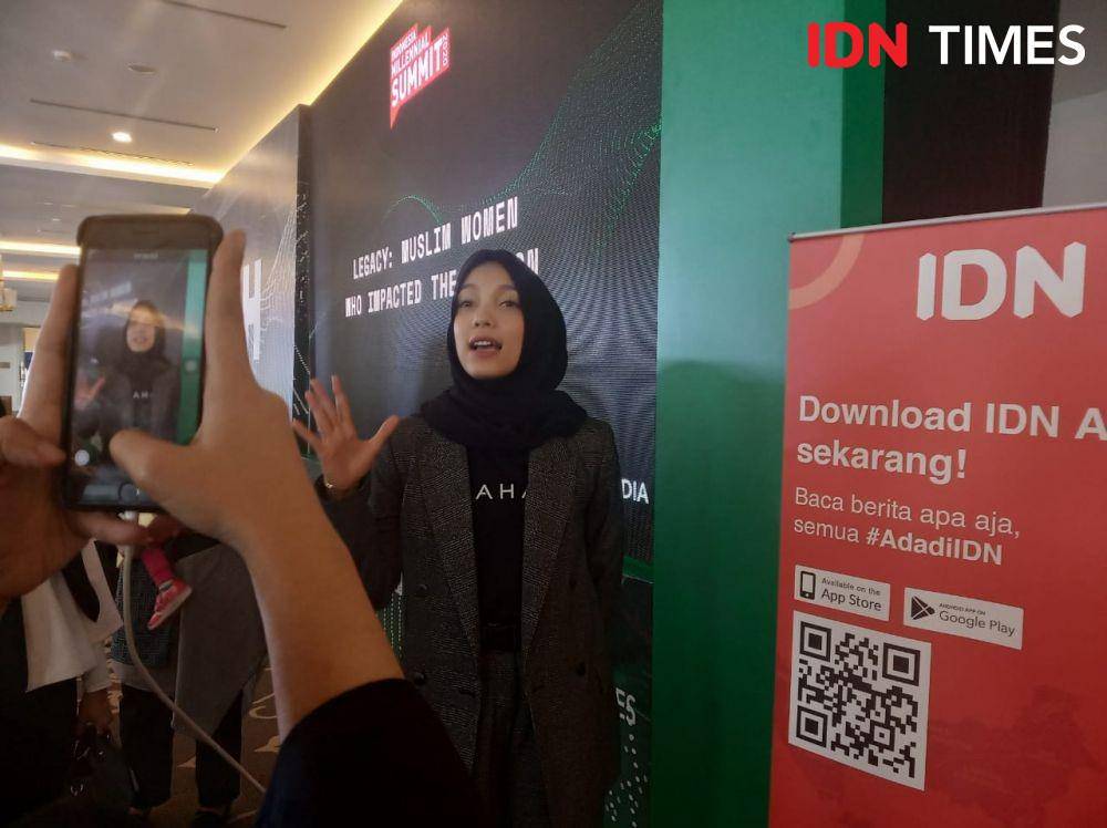 Jenahara saat IMS 2020 di Gedung Tribrata. 17 Januari 2020. IDN Times/Febriyanti Revitasari