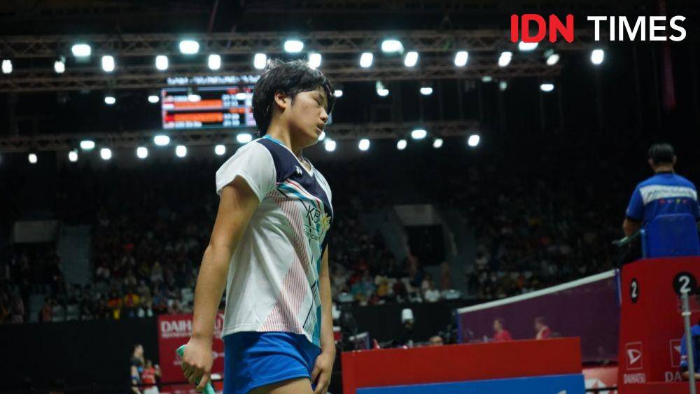 Tunggal putri Korea Selatan, An Se-young berlaga di Indonesia Masters 2020 (IDN Times/Reynaldy Wiranata)