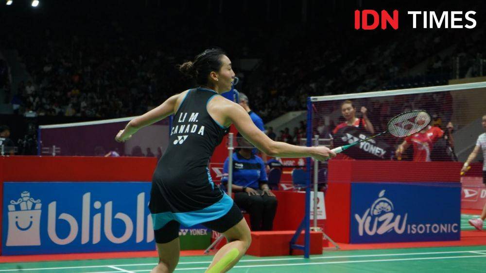 Michelle Li, tunggal putri Kanada di Indonesia Masters 2020 (IDN Times/Kevin Handoko)