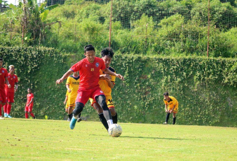 Dendi Santoso masih menjadi andalan di sisi kanan penyerangan Arema FC. IDN Times/ Alfi Ramadana