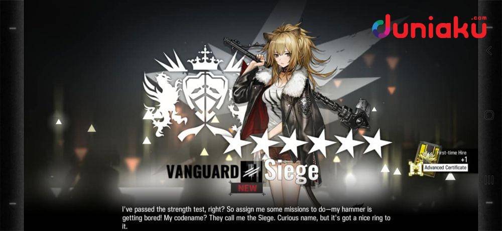 Siege, Operator kelas Vanguard SSR. duniaku.com/Adhitya Daniel