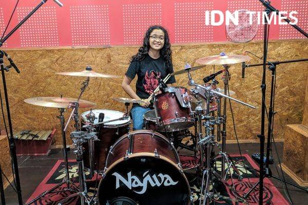Najwa Rashika Az-Zahra saat ditemui di studio latihannya - IDN Times/Rijalu Ahimsa
